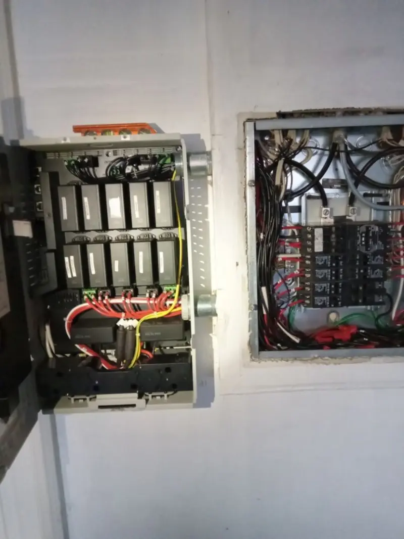 Electrical panel upgrade completed for Security Camera Wiring in Coconut Creek